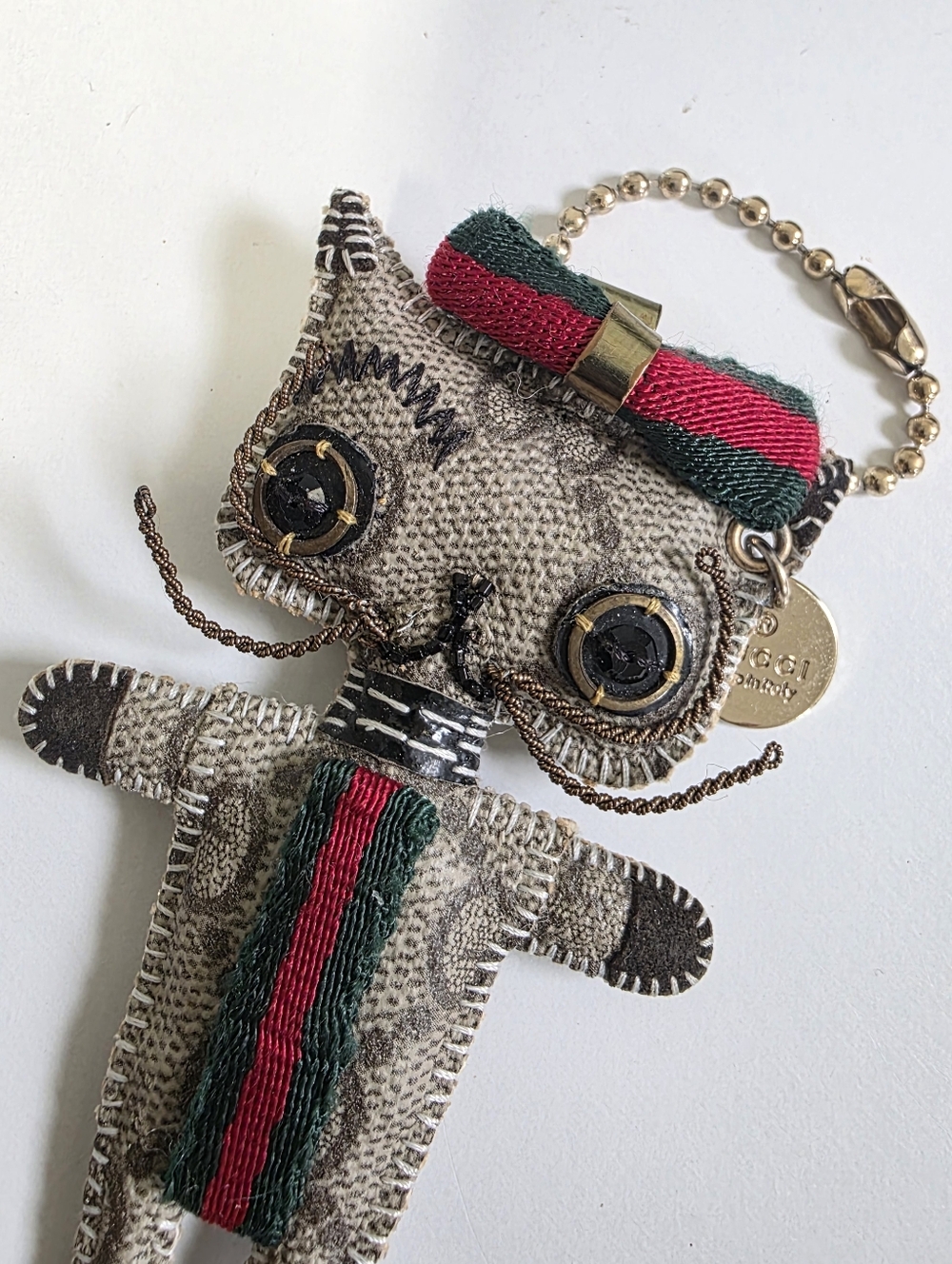 Auth Gucci Sherry Line Cat Charm - Picture 5 of 5